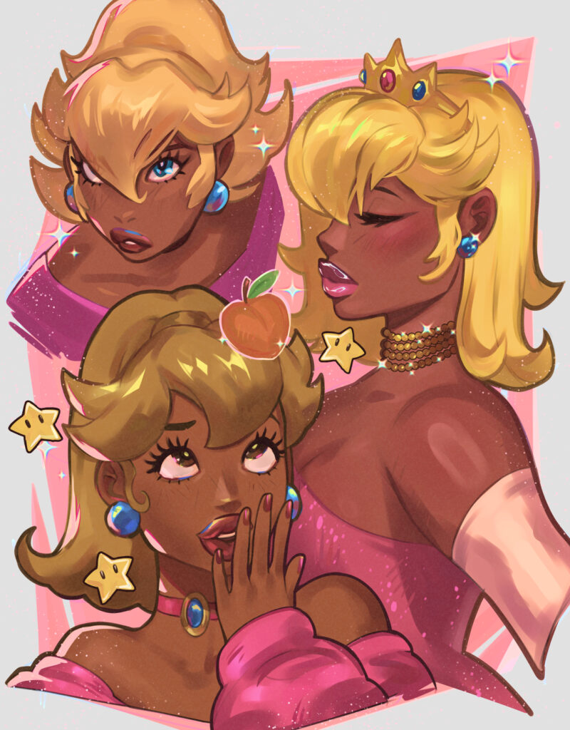Peachy 🍑 Print