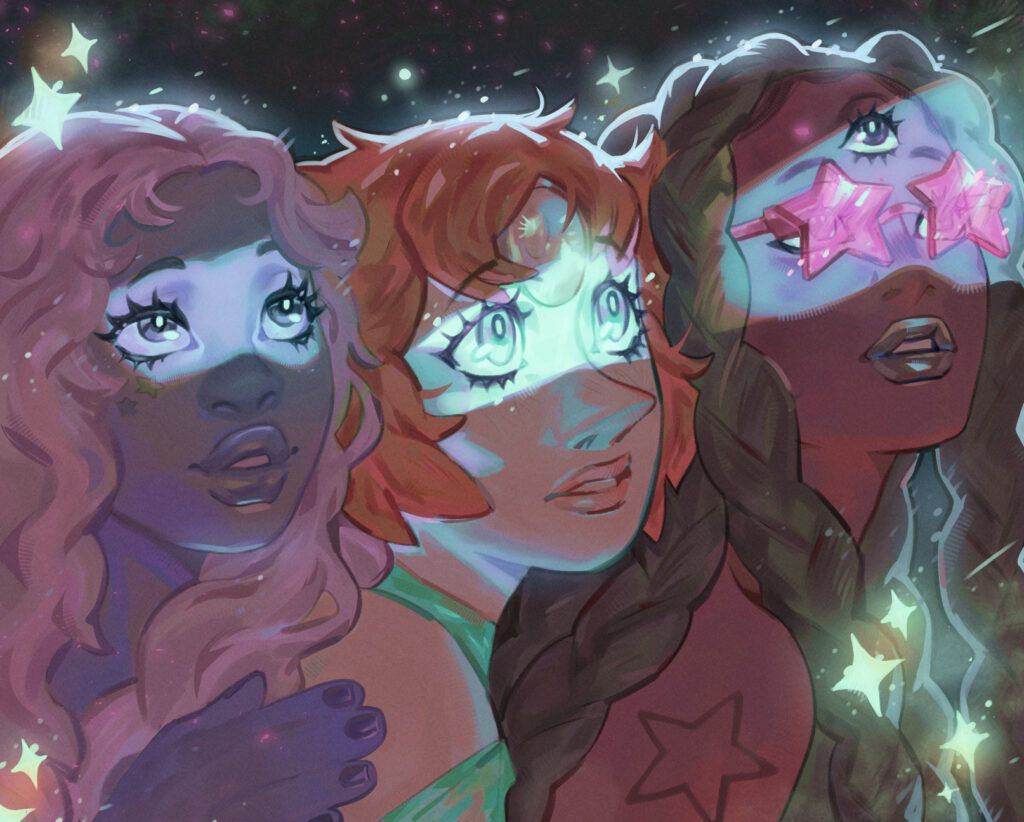 Le Crystal Gems Print