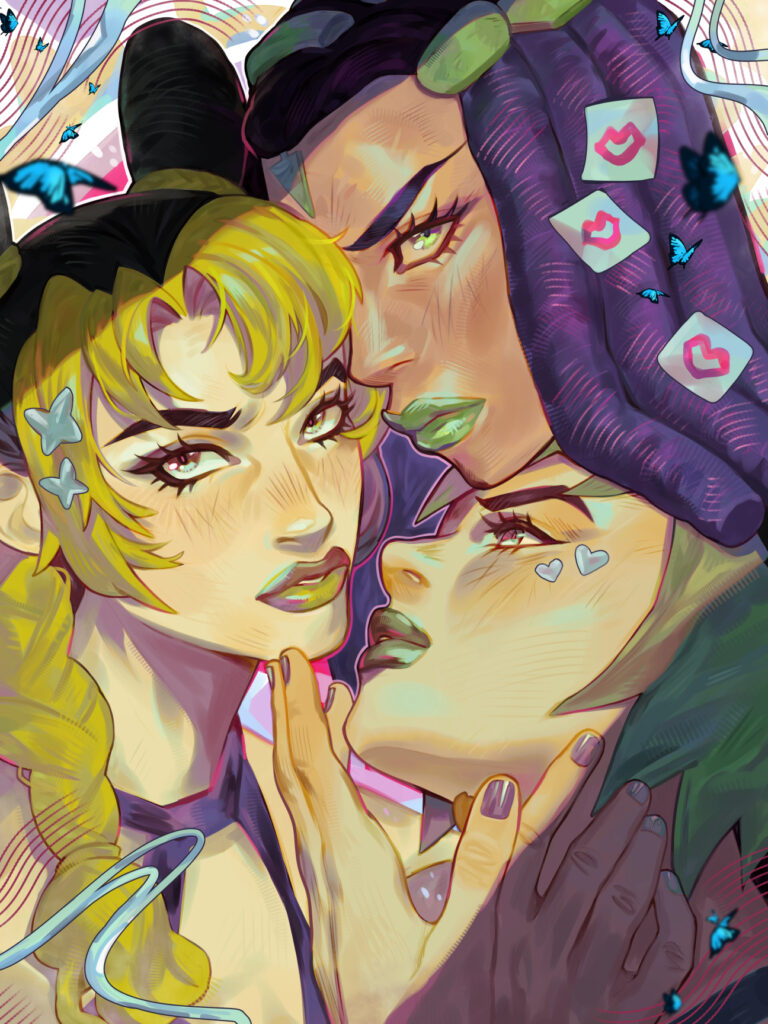 Stone Ocean Gals Print
