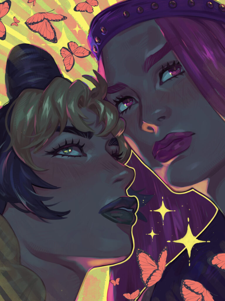 Jolyne & Anasui Print