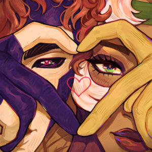 Two of Hearts Print