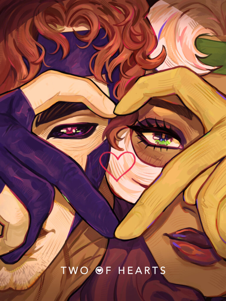 Two of Hearts Print